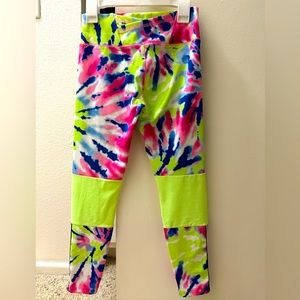 Long pants. Justice brand. For age 10 or M. Girls. Neon color